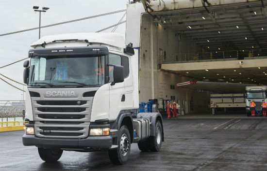 Scania Hitches Ride On Airbus Ferry