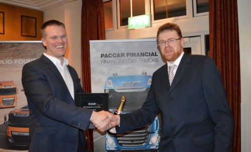 Adam Baker named 2018 DAF Trucks’ UK Technician of the Year