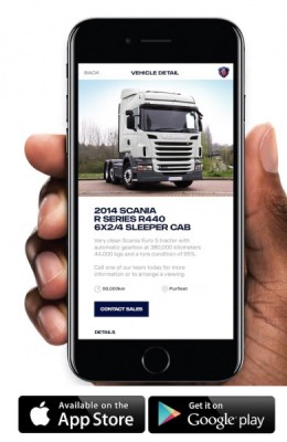 Scania further simplifies the Scania Direct sourcing process with the launch of all-new Used Vehicle app 
