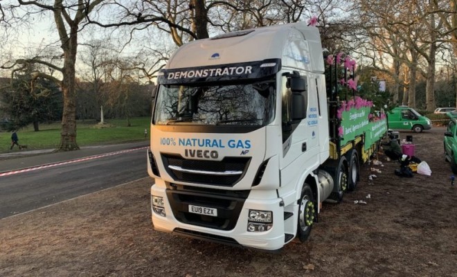 100 per cent gas-powered IVECO Stralis NP plays major role in London New Year’s Day Parade