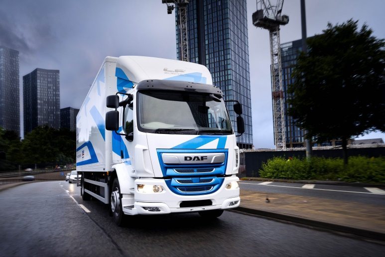 DAF presents zero-emissions LF Electric at Freight in the City Expo