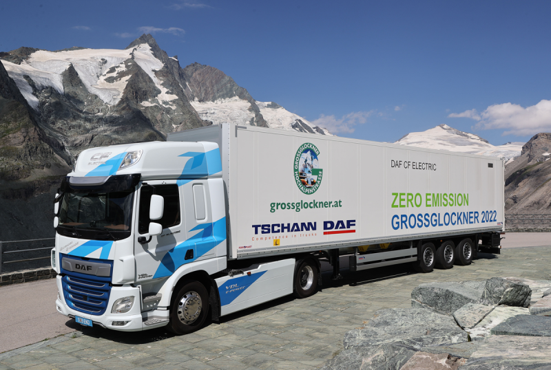 DAF CF Electric tames Europe's most challenging mountain pass