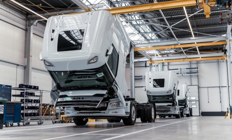 DAF Trucks will open a new electric truck assembly plant.