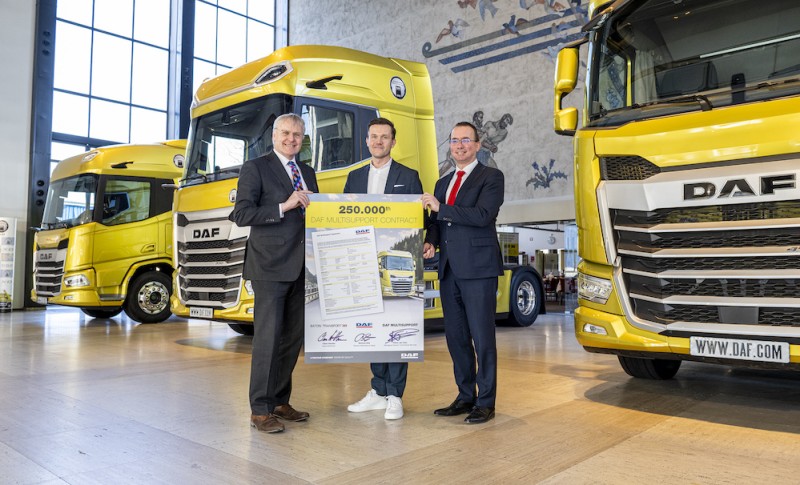 250,000th DAF MultiSupport Repair & Maintenance contract